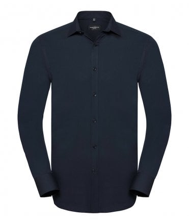 Russell Collection Long Sleeve Ultimate Stretch Shirt