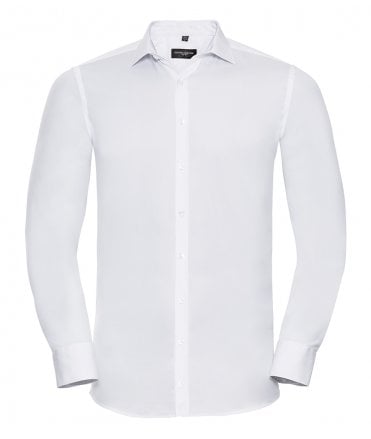Russell Collection Long Sleeve Ultimate Stretch Shirt