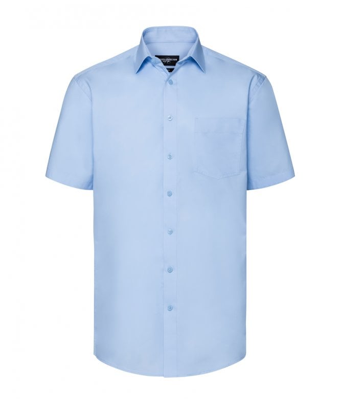 Russell Collection  Short Sleeve Tailored Coolmax Shirt