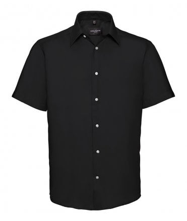 Russell Collection Short Sleeve Tailored Ultimate Non-Iron Shirt