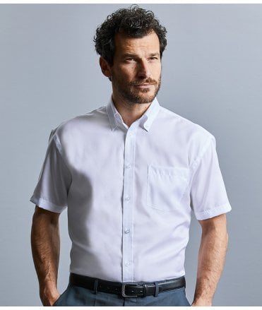 Russell Collection Short Sleeve Ultimate Non-Iron Shirt