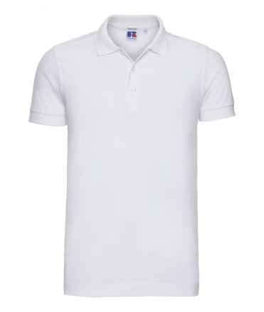 Russell Stretch Pique Polo Shirt