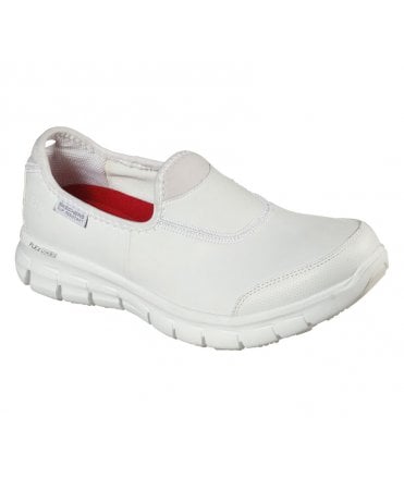 SALE ITEM - Skechers Women's Sure Track Slip Resistant Slip On Work Shoe (SK76536EC)