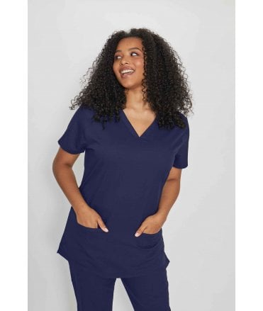 Simki Ari Two Pocket Stetch Scrub Top