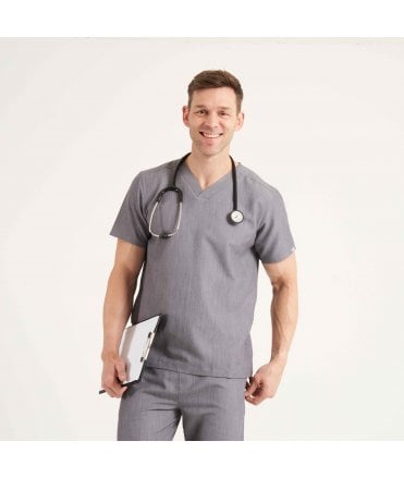 Simki Mens Oscar Scrub Top