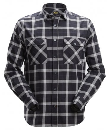 Snickers AllroundWork, Flannel Checked  Long Sleeve Shirt