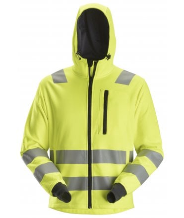 Snickers AllroundWork, High-Vis Full Zip Hoodie Class 2/3