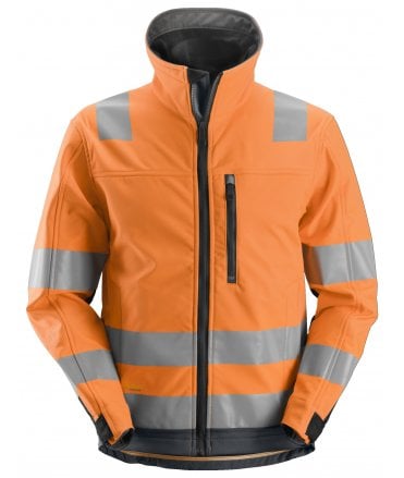 Snickers AllroundWork, High-Vis Softshell Jacket Class 3