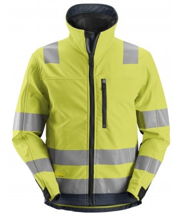 Snickers AllroundWork, High-Vis Softshell Jacket Class 3