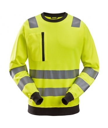 Snickers AllroundWork, High-Vis Sweatshirt Class 2/3
