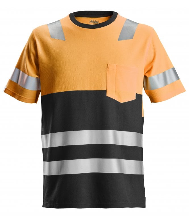 Snickers  AllroundWork, High-Vis T-Shirt CL 1