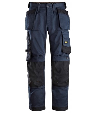 Snickers AllroundWork, Stretch Loose fit Work Trousers Holster Pockets