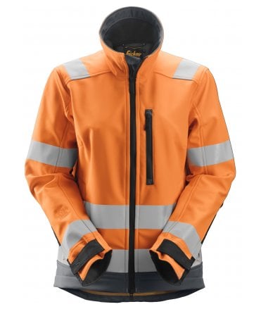 Snickers AllroundWork, Women's High-Vis Softshell Jacket Class 2/3