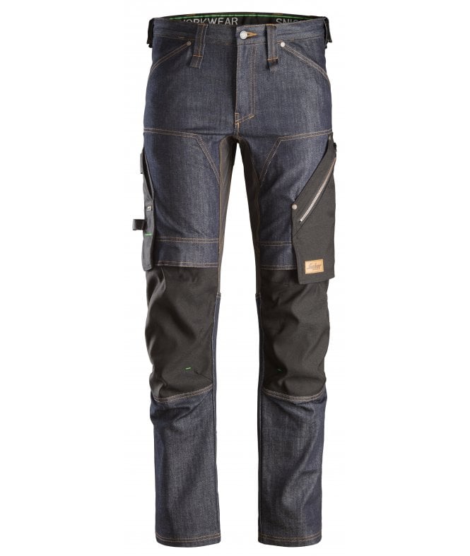 Snickers  FlexiWork, Denim Work Trousers+