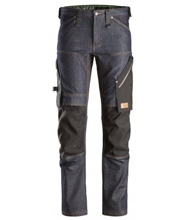 Snickers FlexiWork, Denim Work Trousers+