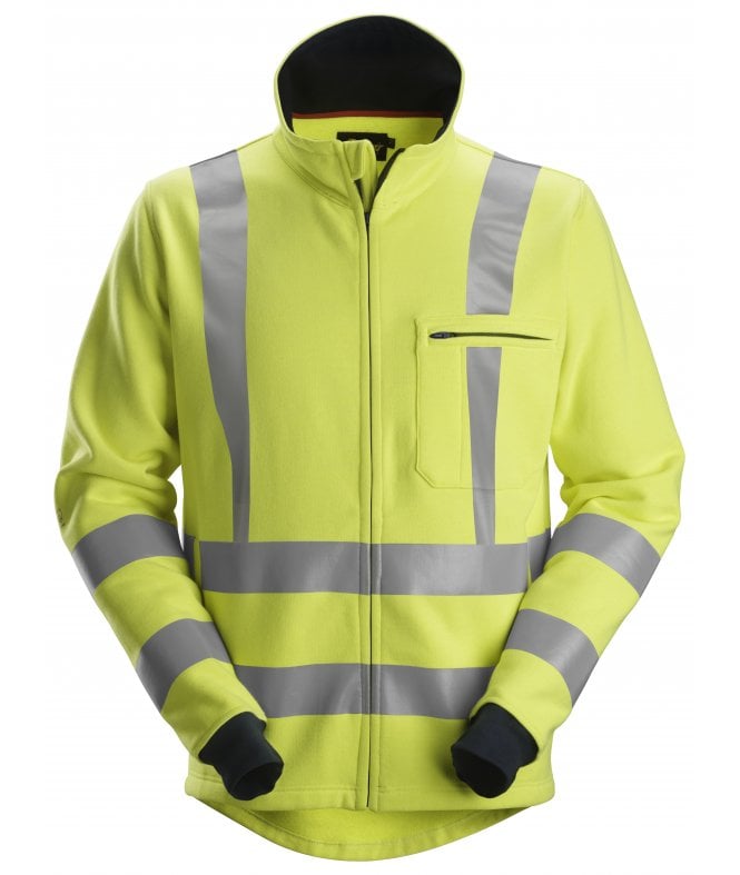 Snickers  ProtecWork, Full Zip Sweatshirt, High-Vis Class 3