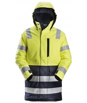 Snickers ProtecWork, Insulated Parka, High-Vis Class 3