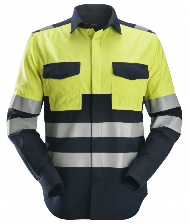 Snickers  ProtecWork, Long Sleeve Shirt, High-Vis Class 1