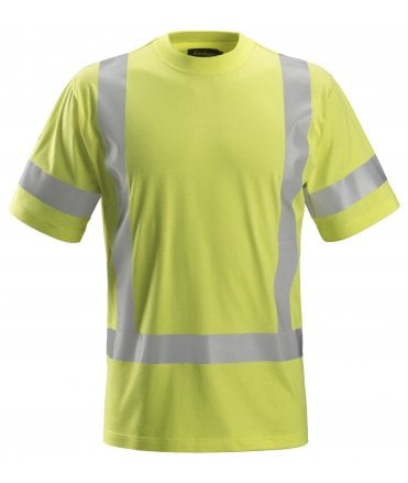 Snickers ProtecWork, Short Sleeve T-Shirt, High-Vis Class 3