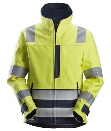 Snickers ProtecWork, Softshell Jacket, High-Vis Class 3