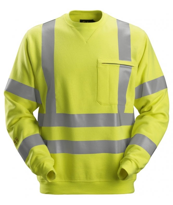 Snickers  ProtecWork, Sweatshirt, High-Vis Class 3