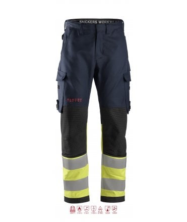 Snickers ProtecWork, Trousers, High-Vis Class 1