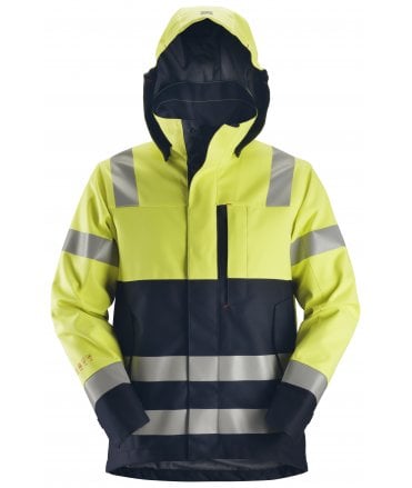 Snickers ProtecWork, Waterproof Shell Jacket, High-Vis Class 2