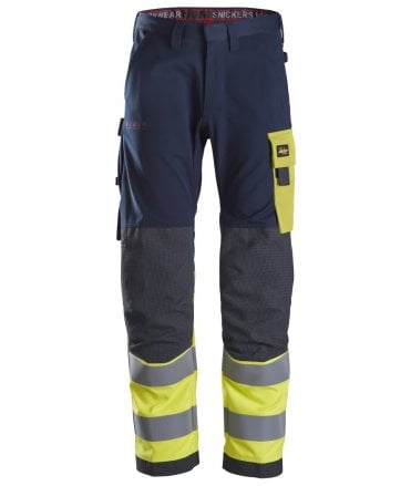 Snickers ProtecWork, Work Trousers, High-Vis Class 1