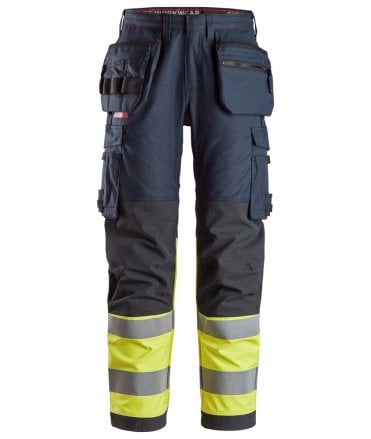 ProtecWork, Work Trousers Holster Pockets High-Vis Class 1