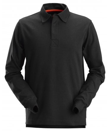 Snickers Rugby Long Sleeve Polo Shirt