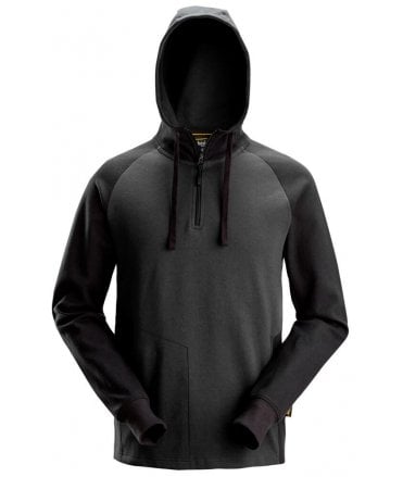 Two-Coloured Half-Zip Hoodie