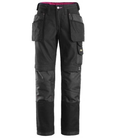 Snickers Women's Holster Pockets Trousers, Canvas+