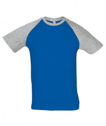 SOL'S Funky Contrast Baseball T-Shirt