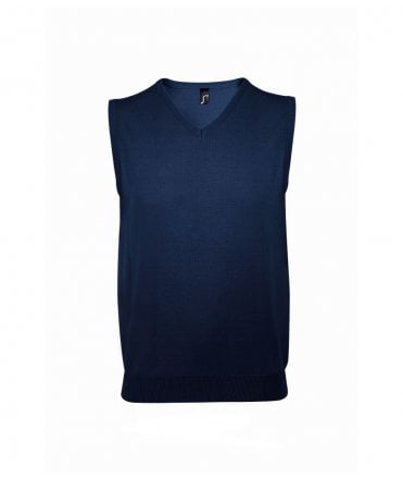 SOL'S Gentlemen Sleeveless Cotton Acrylic V Neck Sweater