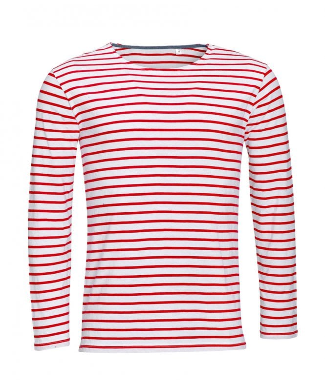 Sols SOL'S Marine Long Sleeve Stripe T-Shirt