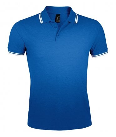 SOL'S Pasadena Tipped Cotton Pique Polo Shirt