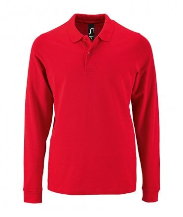 SOL'S Perfect Long Sleeve Pique Polo Shirt