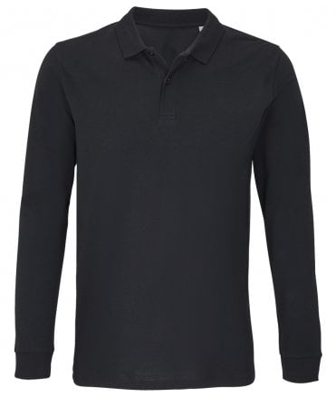 SOL'S Unisex Planet Long Sleeve Piqué Polo Shirt