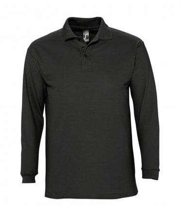 SOL'S Winter II Long Sleeve Cotton Pique Polo Shirt