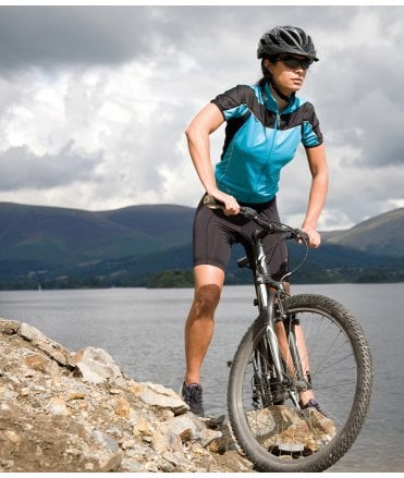 Spiro Ladies Zip Neck Bikewear Top