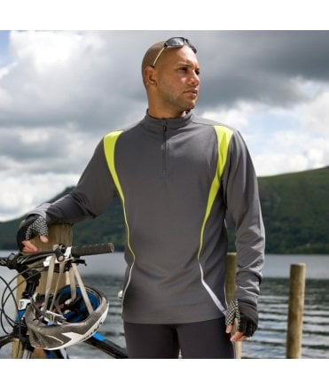 Spiro Zip Neck Trial Training Top