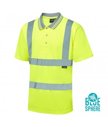 Eco Hi Vis Yellow Polo Shirt