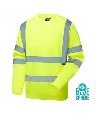 Eco Hi Vis Yellow Sweatshirt