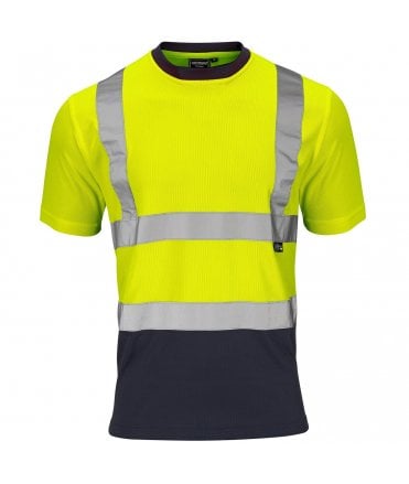 Supertouch Hi-Vis 2 Tone Yellow T-Shirt