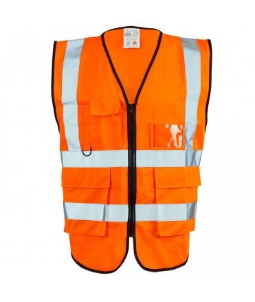 Supertouch Hi Vis Orange Executive Vest