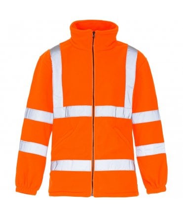 Supertouch Hi Vis Orange Fleece Jacket
