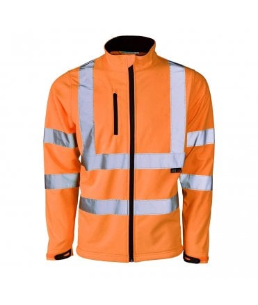 Supertouch Hi Vis Orange Softshell Jacket