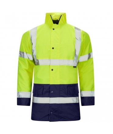 Hi Vis Yellow 2 Tone Parka