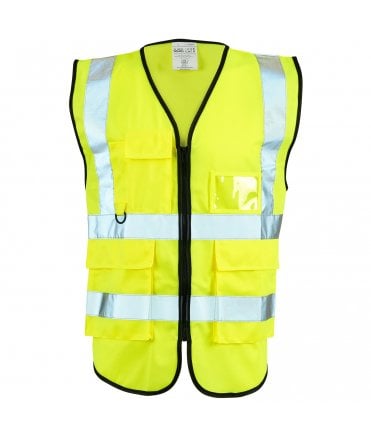 Supertouch Hi Vis Yellow Executive Vest