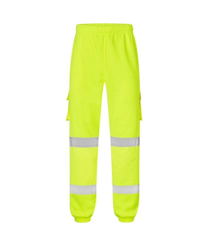 Supertouch  Hi Vis Yellow Jogging Bottoms